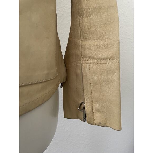 3.1 Phillip Lim Jacket Lamb Leather Button Front FLAW - Picture 9 of 16